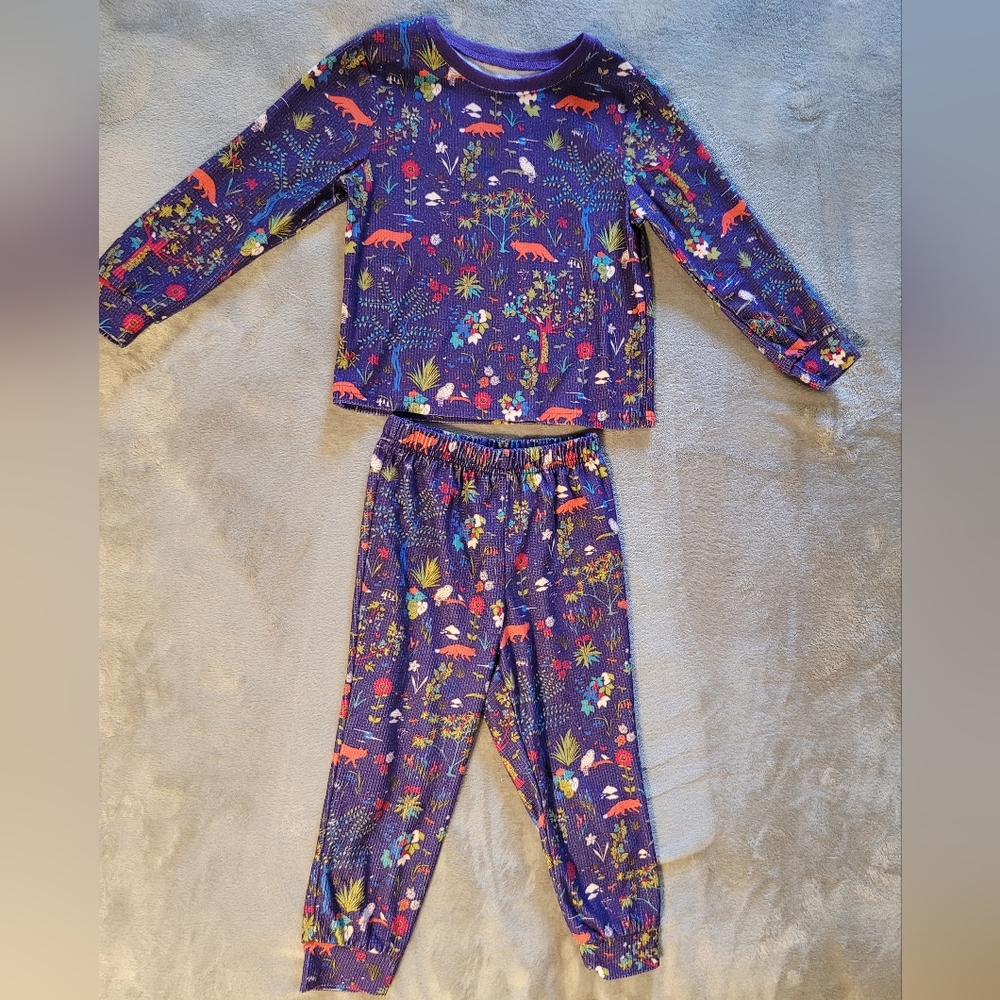 L.L. Bean Purple and Red Kids Pajama Top